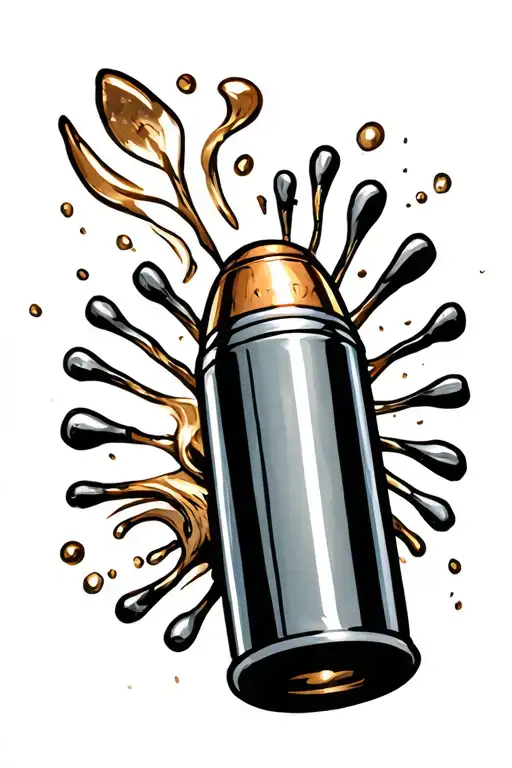 shotgun shell with buckshot written on one tattoo design idea