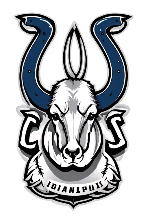 colts logo indianapolis tattoo design idea
