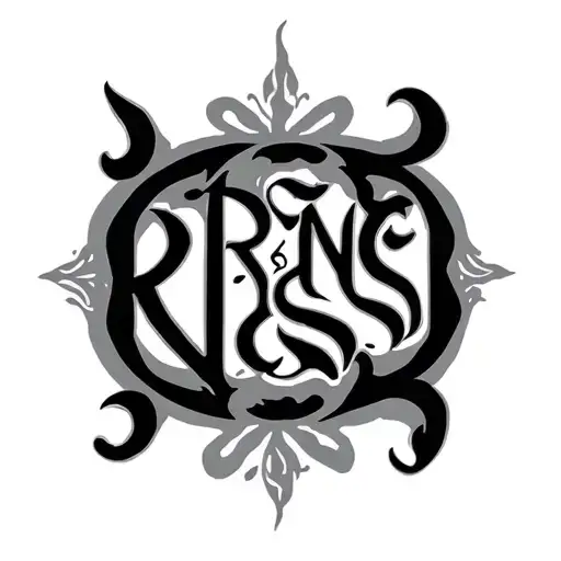 "IreneRoss" Two Word Ambigram Generator tattoo design idea