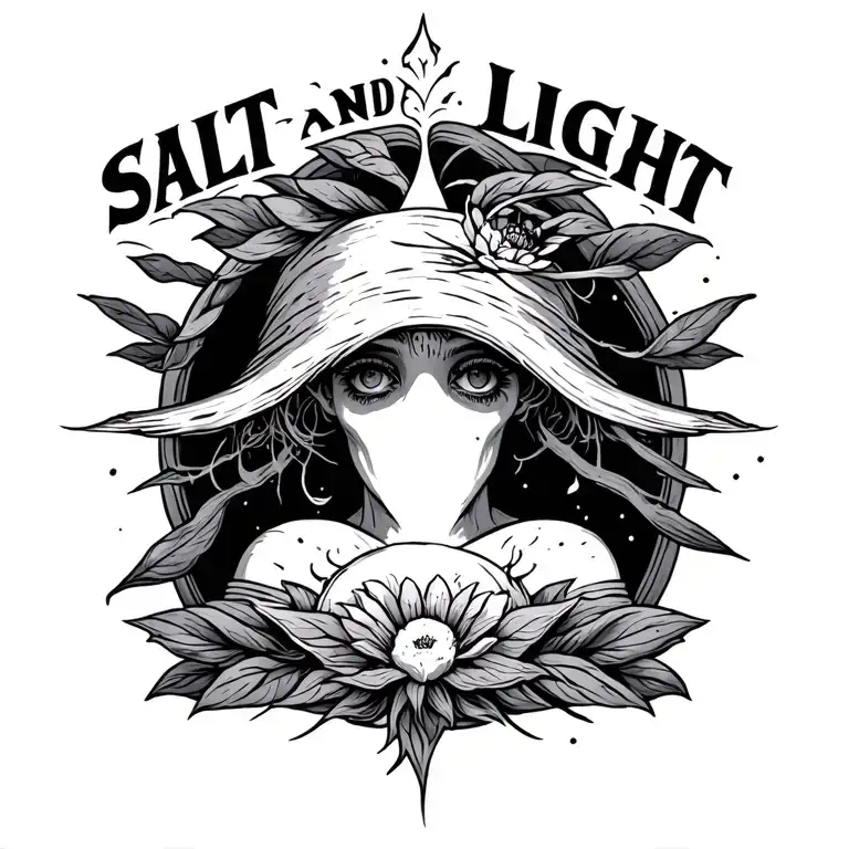 Salt And Light tattoo design idea
