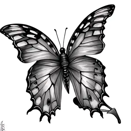 Mariposas Mample tattoo design idea