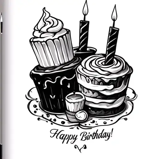 À tatoo with birthday mine and my parents's birthday tattoo design idea