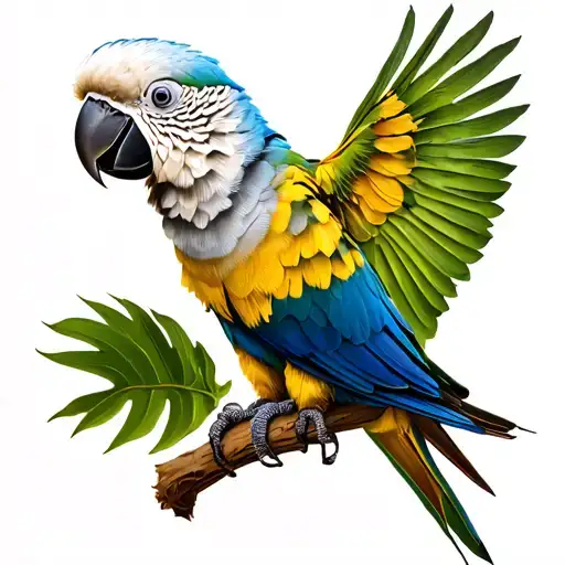 senegal parrot tattoo design idea