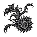 Ayahuasca Vine tattoo design idea