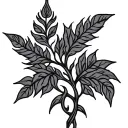 Ayahuasca Vine tattoo design idea
