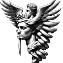 Asclepius tattoo design idea