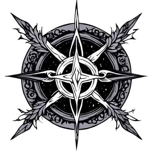 Sigil tattoo of lust and spirituality tattoo design idea