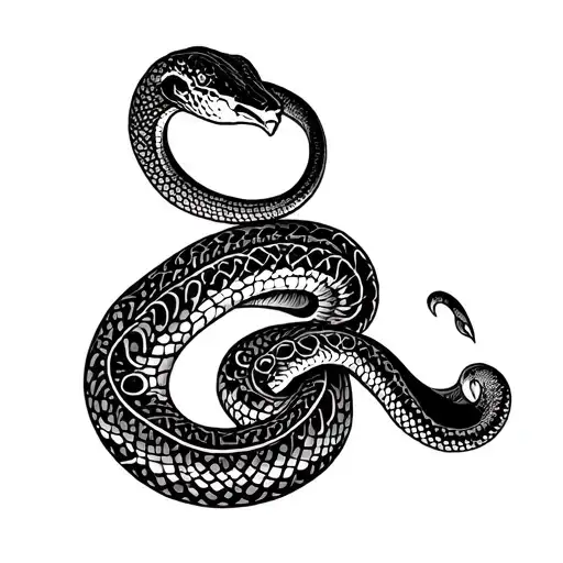 snake bicep tattoo with Talavera print tattoo design idea