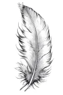 Feather tattoo design idea