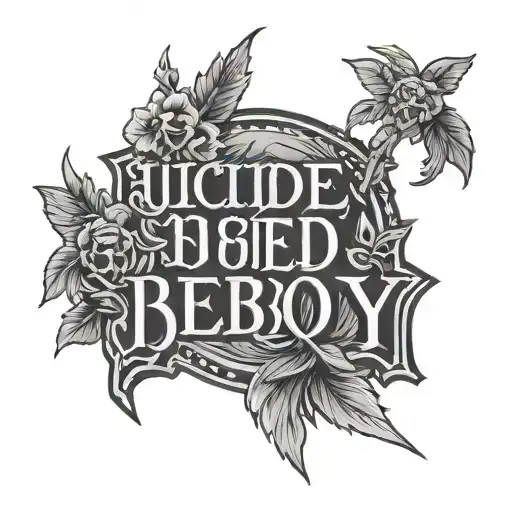 $uicideboy$ logo tattoo design idea