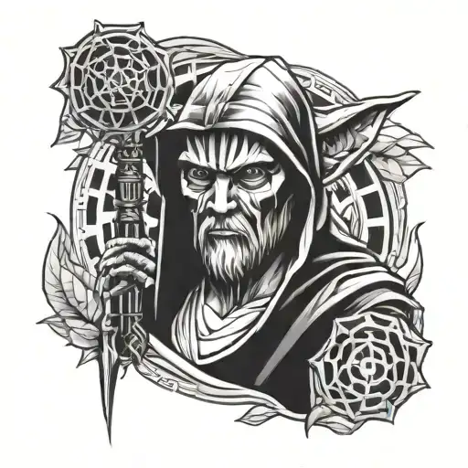 jedi tattoo design idea