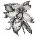Lady Slipper tattoo design idea