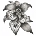 Lady Slipper tattoo design idea