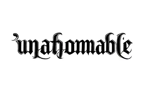 "unfathomable" tattoo design idea