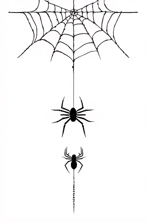 Elbow Spider Web tattoo design idea