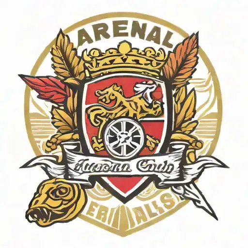 Arsenal football club logo featuring iconic symbols Brisbanebroncos badge  tattoo design idea