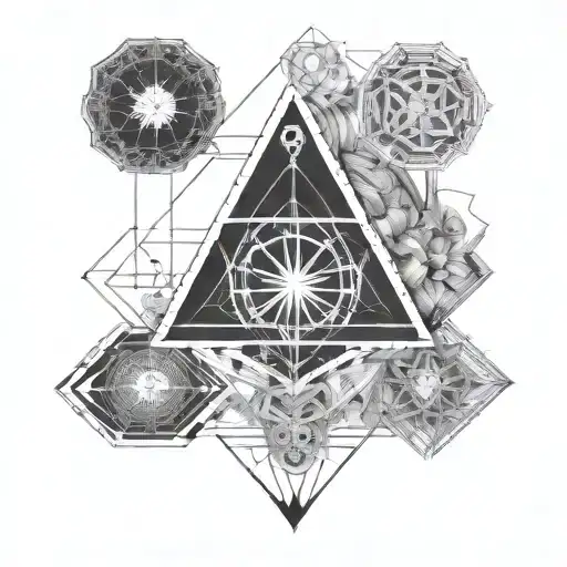 alchemy arsenic tattoo design idea