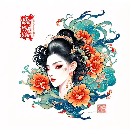 bio mechanical tattoo design idea