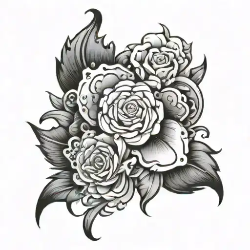 tattoo filler light shining tattoo design idea