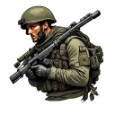 Infantry tattoo design idea