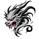 Traditional Chinese Devil tattoo design idea