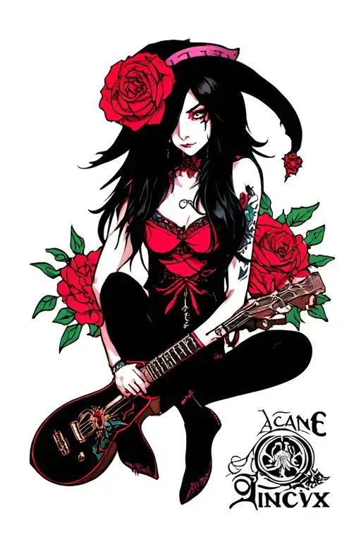 Jinx from arcane tattoo design idea