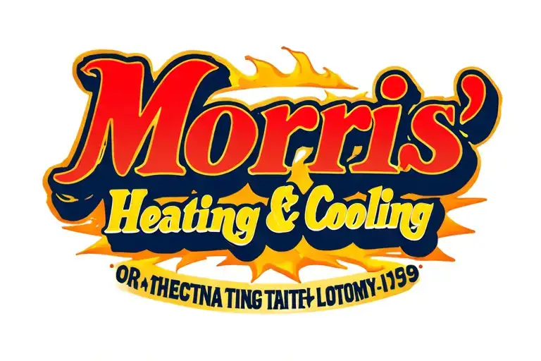 "Morris’ Heating & Cooling" "Morris’ Heating & Cooling" HVAC logo tattoo design idea