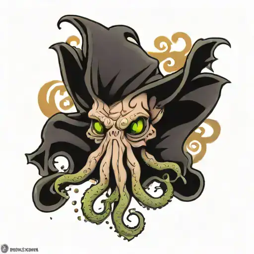 Cthulhu tattoo design idea