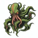 Cthulhu tattoo design idea
