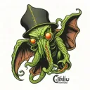Cthulhu tattoo design idea