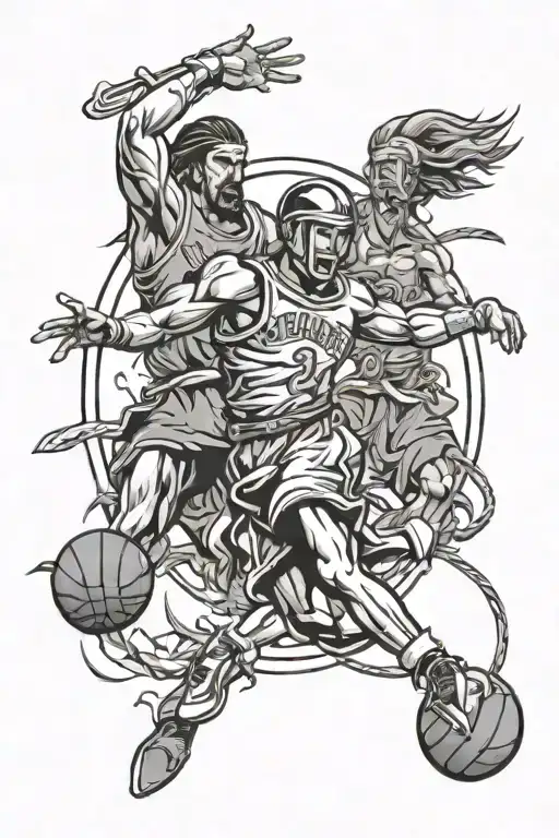 basketball, spartans, police, family, anime slam dunk, zodiac sign tattoo design idea