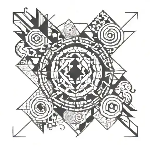 Bipolar happy sad tattoo design idea