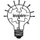 lightbulb with puzzle piece inside with the word "inspire" incorperated tattoo design idea