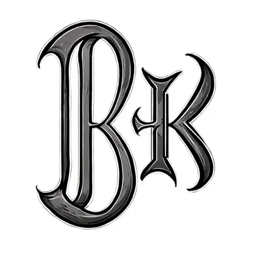 Two Word Ambigram Generator tattoo design idea
