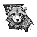 Georgia tattoo design idea