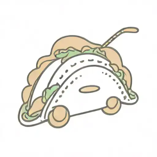 taco tattoo design idea