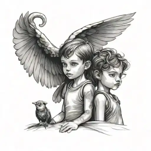 child date tattoo design idea