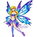 winx club fairy tattoo design idea