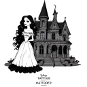 Disney's haunted mansion, matching couples tattoo design tattoo design idea