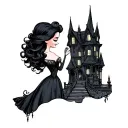 Disney's haunted mansion, matching couples tattoo design tattoo design idea