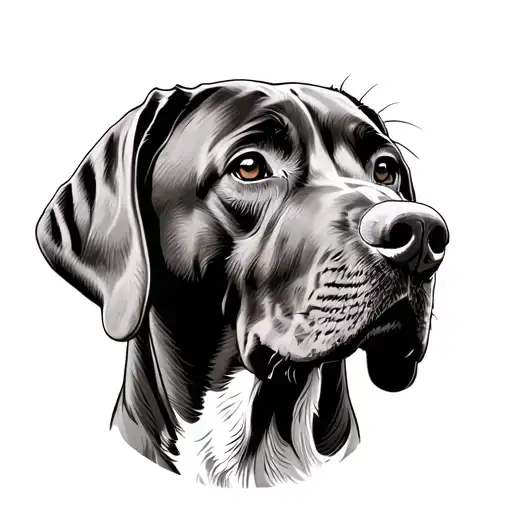 Rhodesian Ridgeback tattoo design idea
