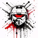 Alpha Company, 2nd Battalion, 75th Ranger Regiment blended with the Spartan helmet tattoo design idea