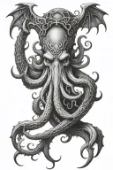 Cthulhu tattoo design idea