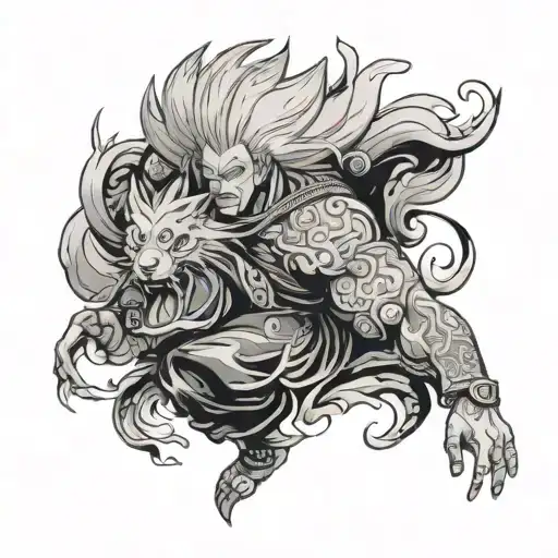 Jiraiya The Gallant  tattoo design idea
