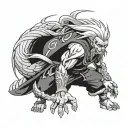 Jiraiya The Gallant  tattoo design idea