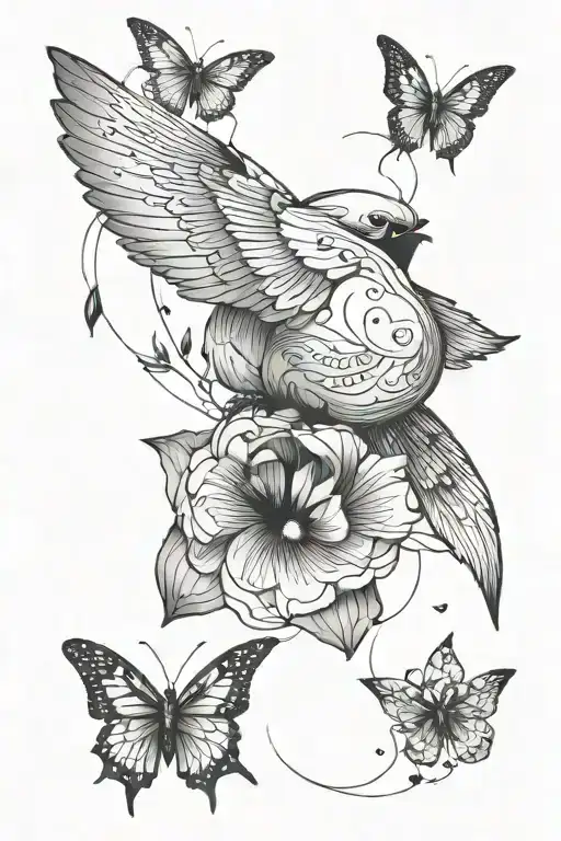 minimalist tattoo featuring the imposter syndrome  tattoo design idea