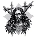 Inri tattoo design idea