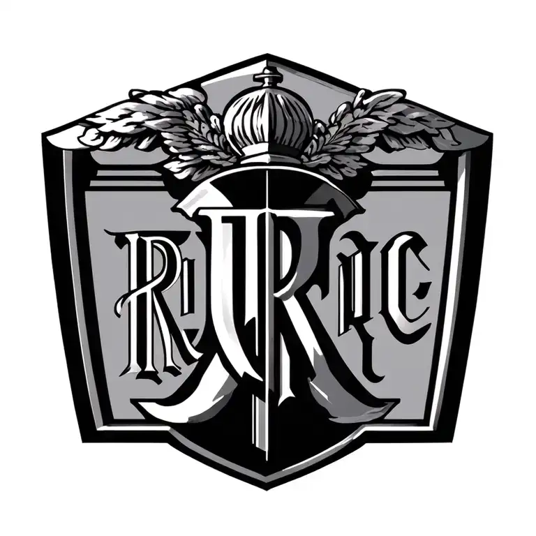 Rolls Royce Logo tattoo design inspired tattoo design idea