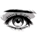 itachi uchiha eyes tattoo design idea