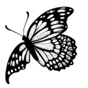 I Am Enough with the O being the NEDA symbol. At the end would be a semi-colon that is also a butterfly tattoo design idea